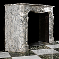 Портал для камина из мрамора Arabascato. Артикул: 1936-MP. Фото №4