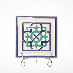 Изразец с декоративным рельефом Византия