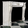 Портал для камина из белого мрамора THASSOS PURE WHITE. Артикул: 1934-MP. Фото №3