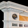 Портал для камина из мрамора Cippolino, Portoro, Sienna, Breccia Colorato. Артикул: 1969-MP. Фото №5