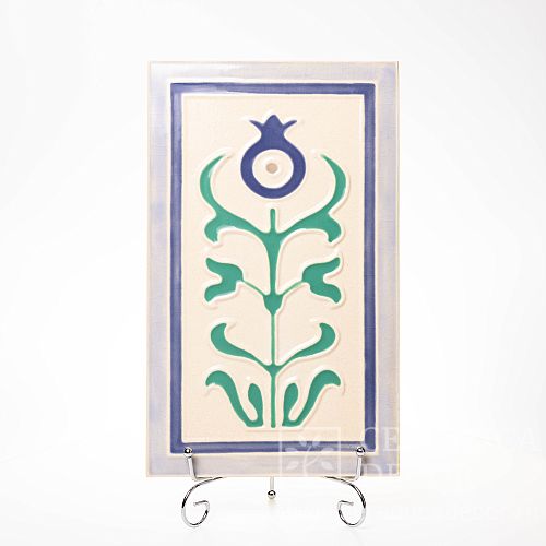Изразец, коллекции: Вставка L200 мм с декоративным рельефом Византия. Артикул: 77448/56000/12021. Фото: 1200x1200