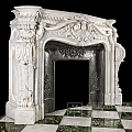 Монументальный мраморный портал для камина. Артикул: 1935-MP. Фото №5