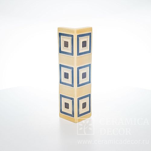 Изразец, коллекции: Угол с декоративным рельефом Византия. Артикул: 77442/50234/11935. Фото: 1200x1200