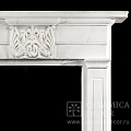 Портал для камина из белого мрамора в стиле греческого возрождения. Артикул: 1945-MP. Фото №2