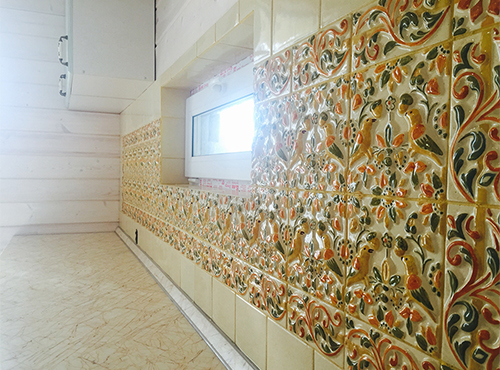 керамическая плитка ручной росписи
