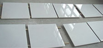 Белая керамическая плитка для нанесения ручной росписи