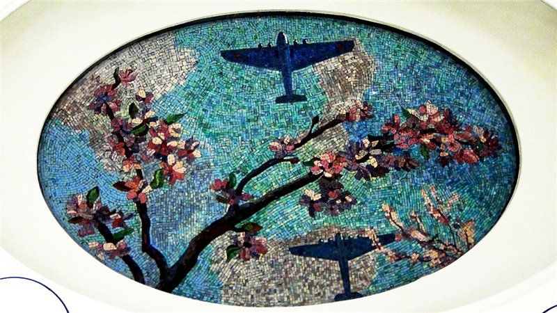 Станция метро «Маяковская», г.Москва. Эскизы – А.А. Дейнека. 1938 г.