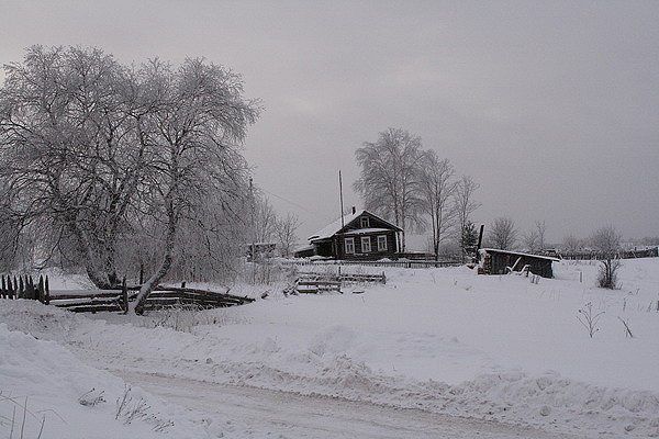 Деревня Куракино, Вологодская область Зимняя деревня Куракино, Вологодская область