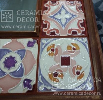 Керамическая рама для зеркала CeramicaDecor