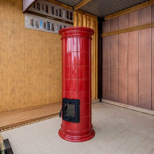 Изразцовая печь в интерьере, коллекции:. Фото 500x500