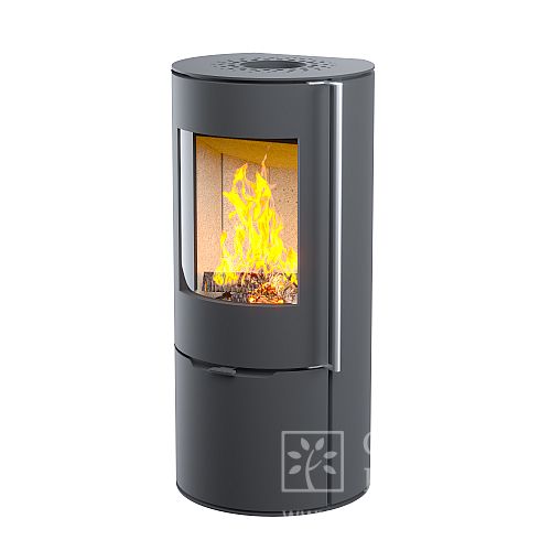 Печь-камин АСТОВ R1 со стальной крышкой