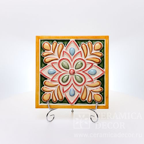 Плитка с лепным рельефом Элеганс 77149/52300/12249. Фото: 1200x1200