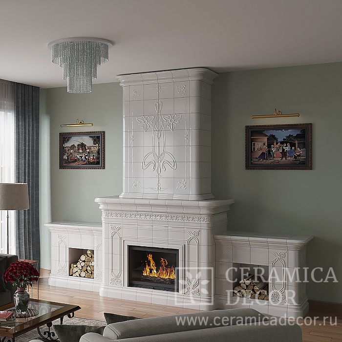 Облицовка для камина, коллекция: Каминная облицовка Модерн. Фото: 1200x1200