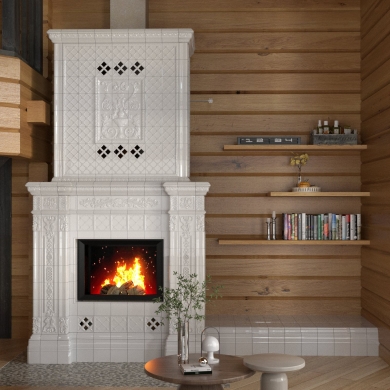 Проект облицовки камина в коллекции Альбион.