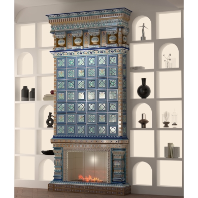 Проект облицовки парового камина Airtone Vepo Misty в коллекции Византия.