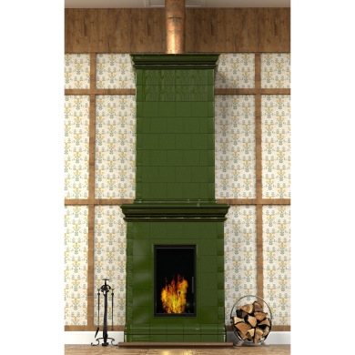 Проект облицовки каминной топки Астов ПС 3865 в коллекции Тюльпан.