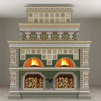 Проект облицовки печного комплекса в коллекции Византия.